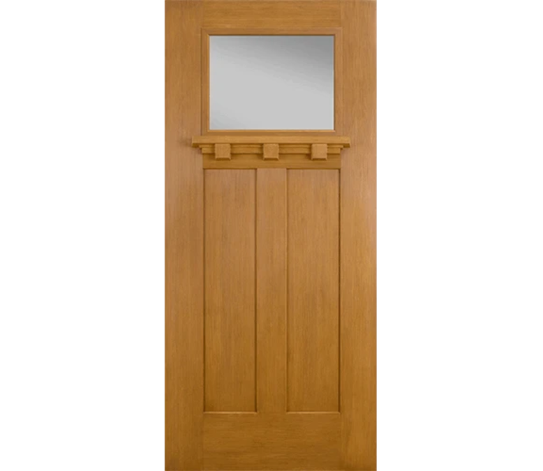 Mobile Craftsman Light Fiberglass Entry Door