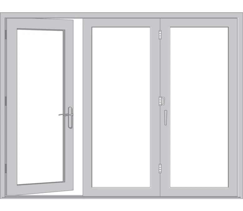 Mobile Pella Architect Reserve Series Contemporary Bifold Patio Door