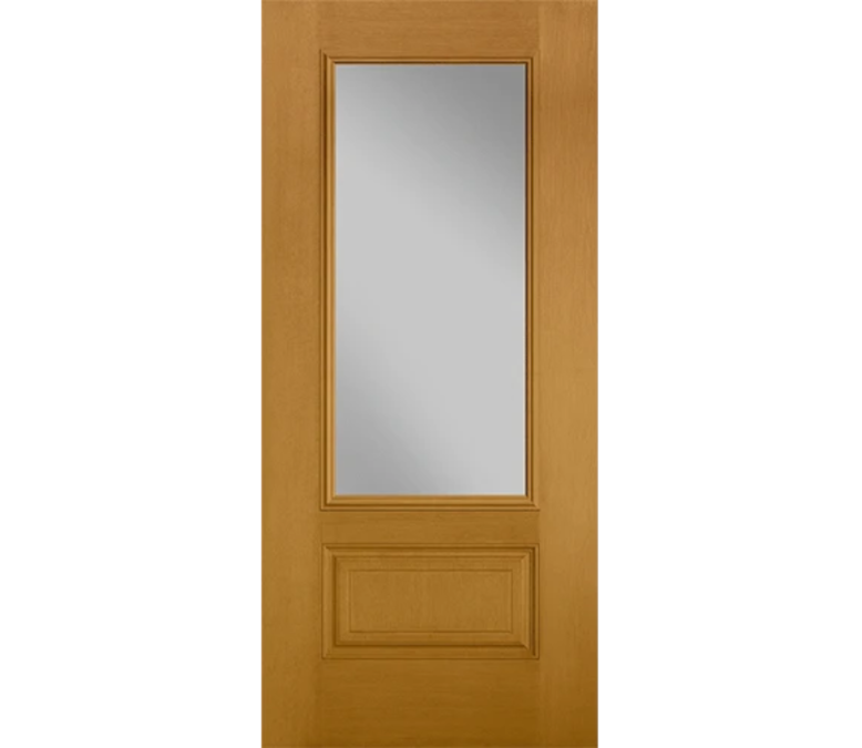 Mobile Three Quaters light Fiberglass Entry Door