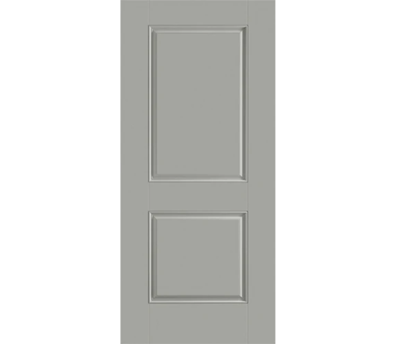 Mobile Two Panel Square Fiberglass Entry Door